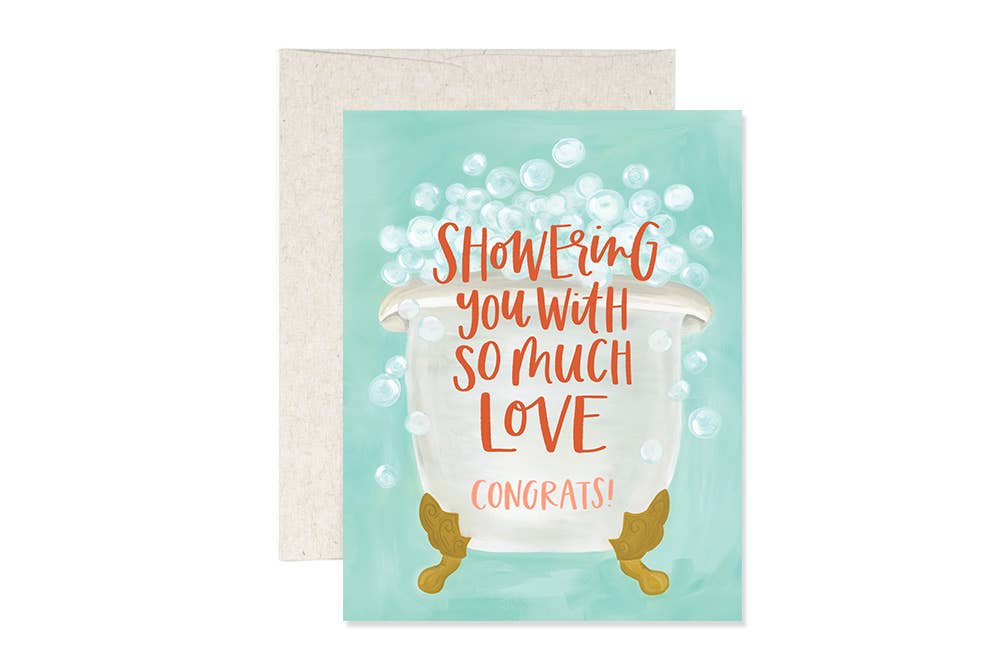 Shower Congratulations Greeting Card
