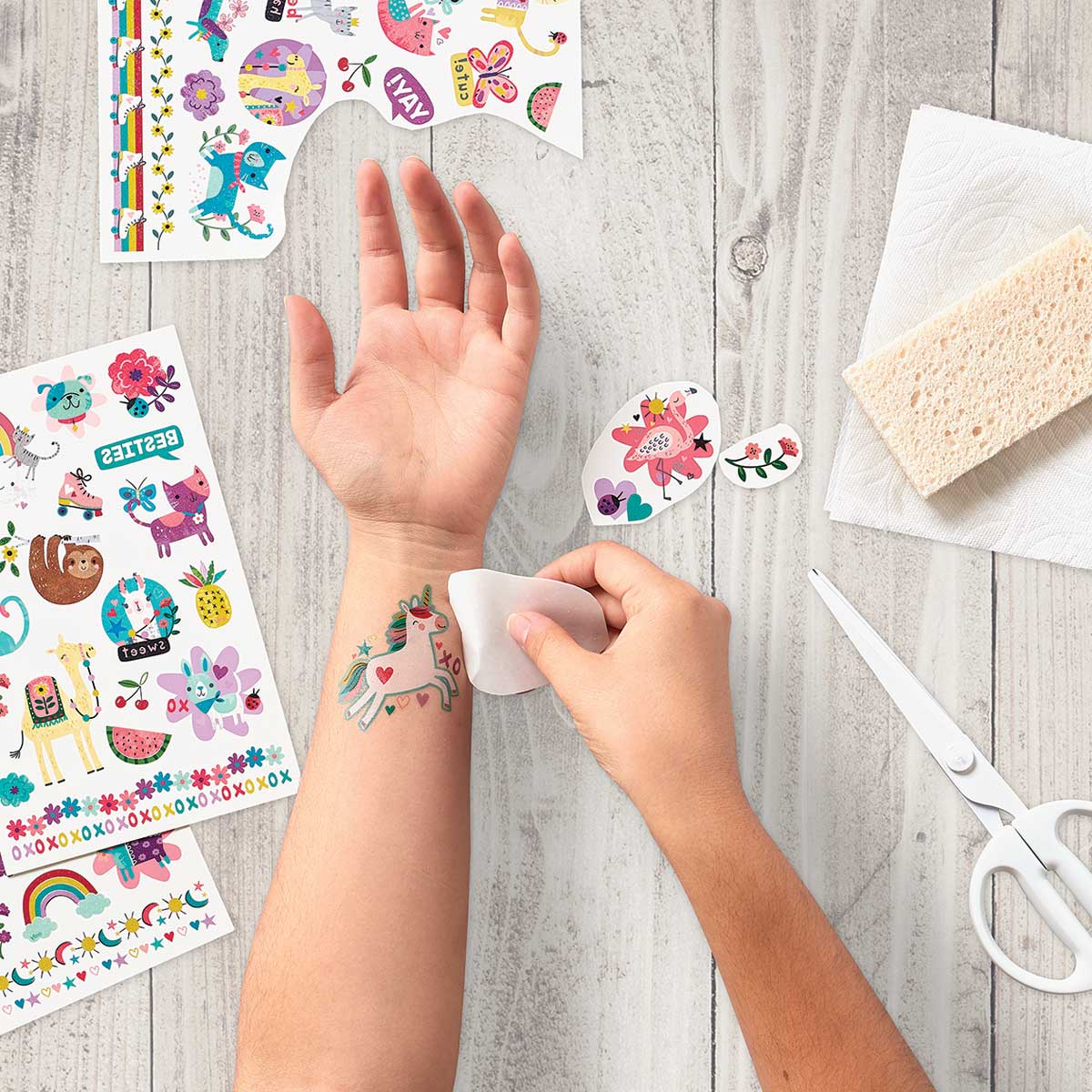 Tattoo Palooza: Temporary Tattoos - Awesome Doodles