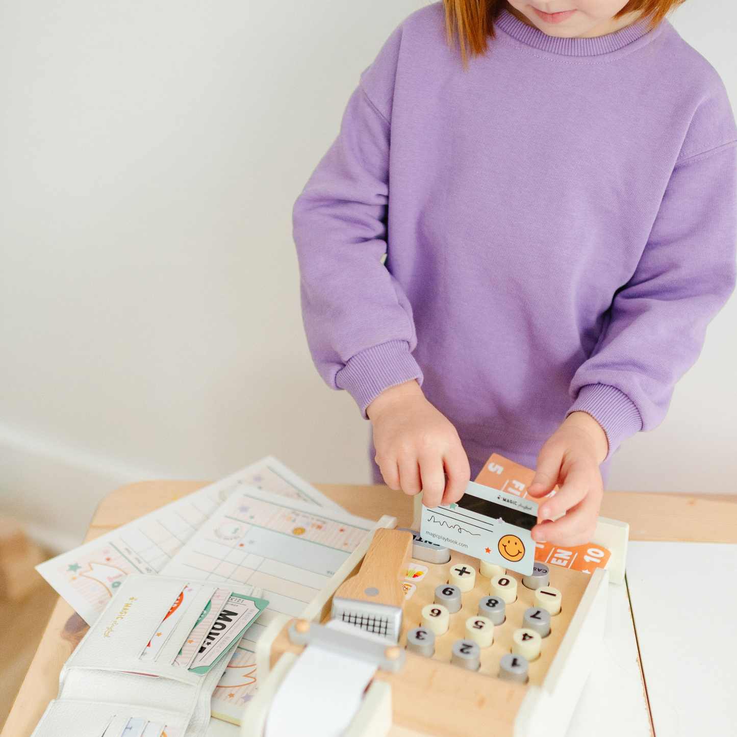 Pretend Wallet Set with Credit Cards Role Play & Imagination