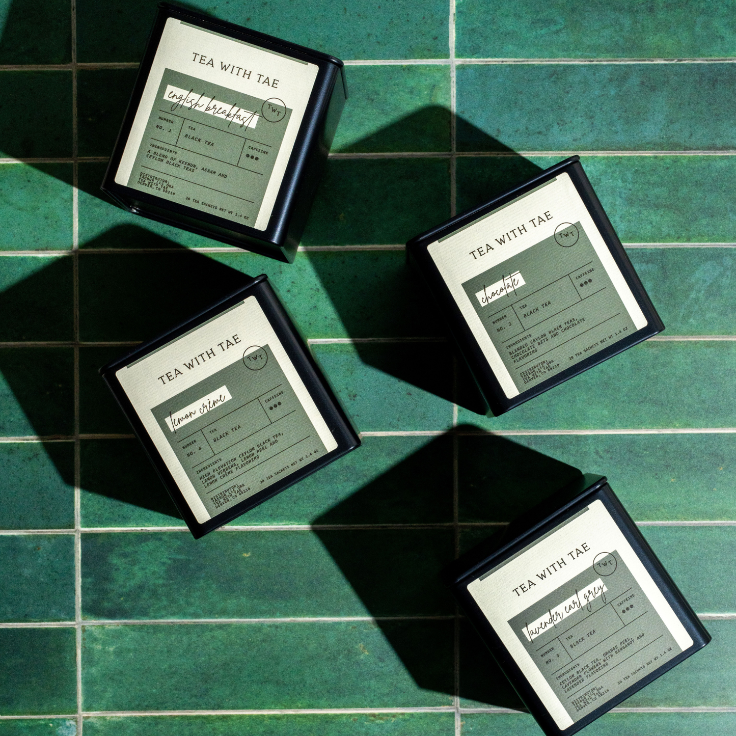 English Breakfast Black Tea Gift Tin (20 tea bags)