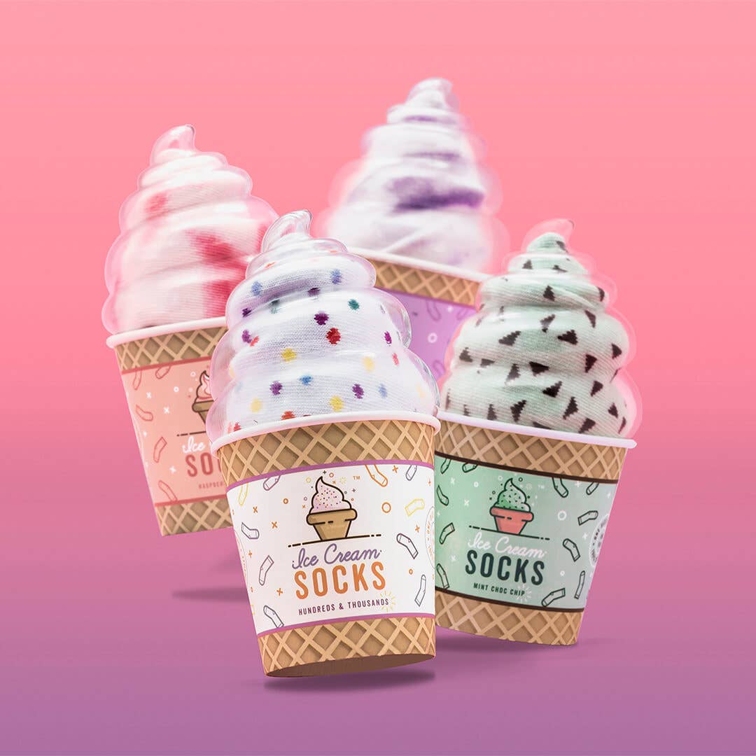 Luckies Originals - Ice Cream Socks: Hundreds & Thousands