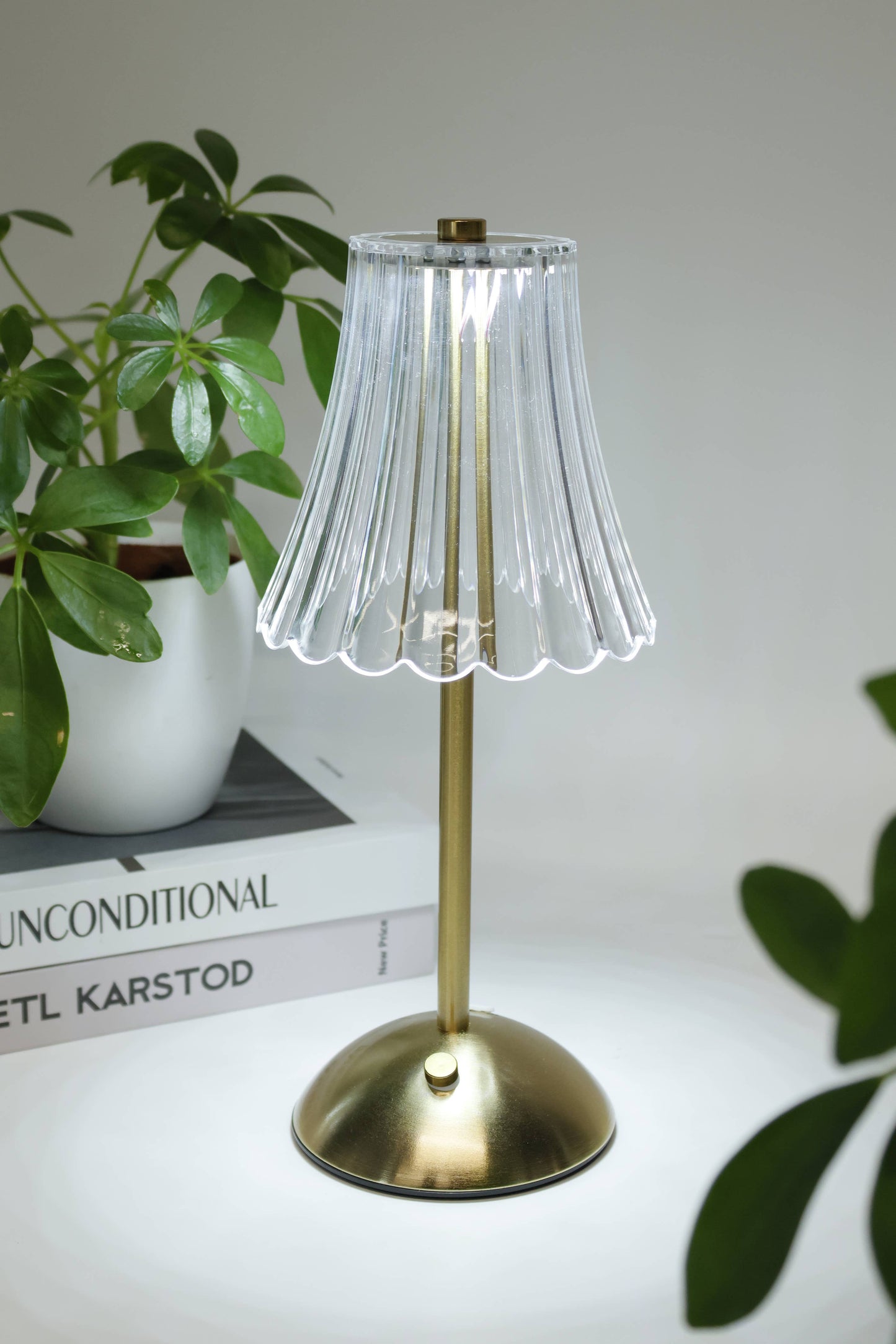 Crystal LED Lamps – Gold (Tubular & Classic Styles): Crystal Tubular