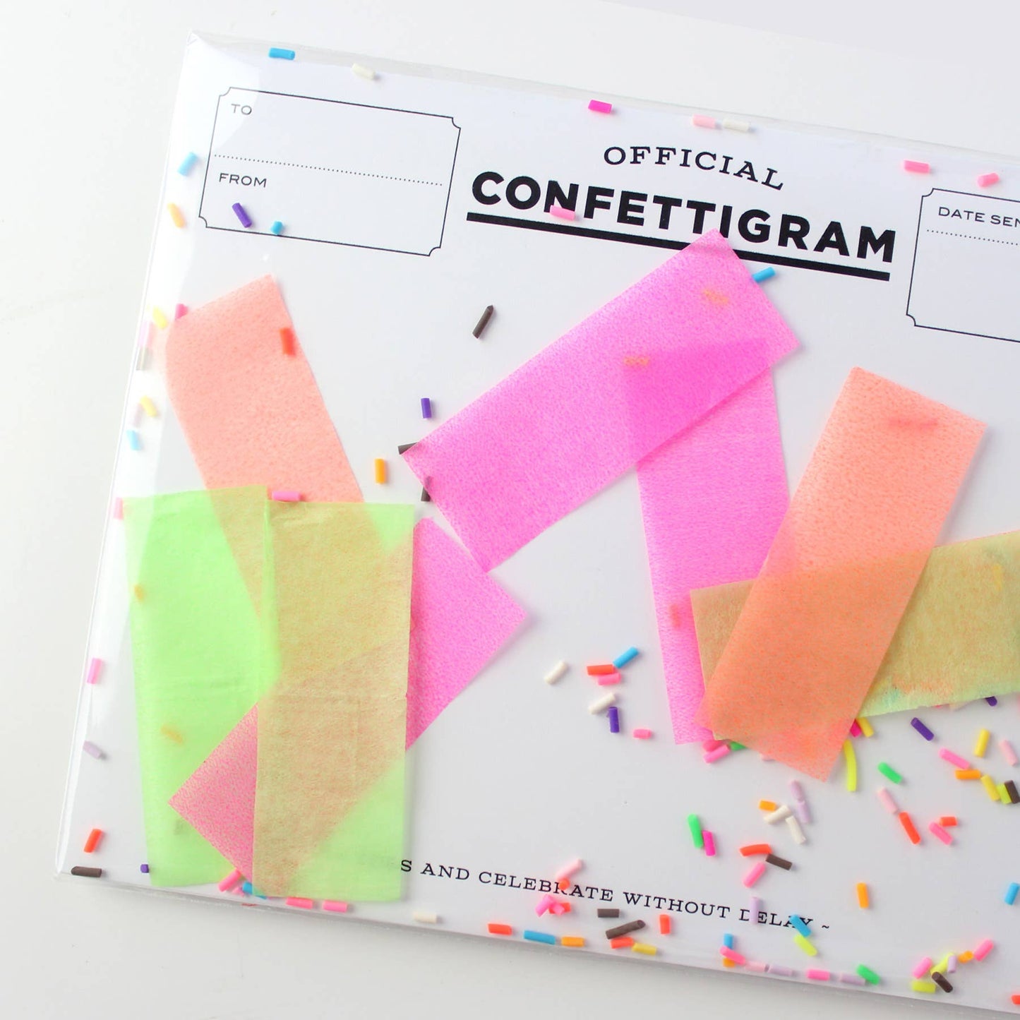 Confettigram Card - Sprinkles Birthday / Everyday