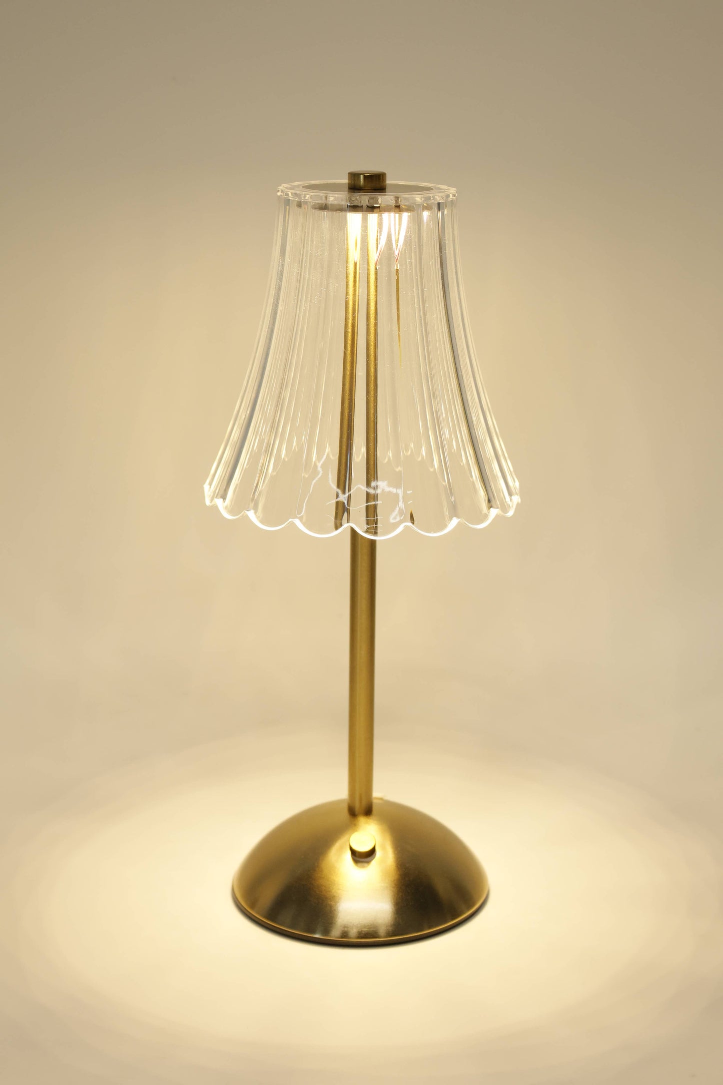 Crystal LED Lamps – Gold (Tubular & Classic Styles): Crystal Tubular