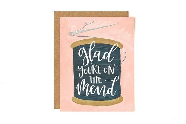 On The Mend Sympathy Greeting Card