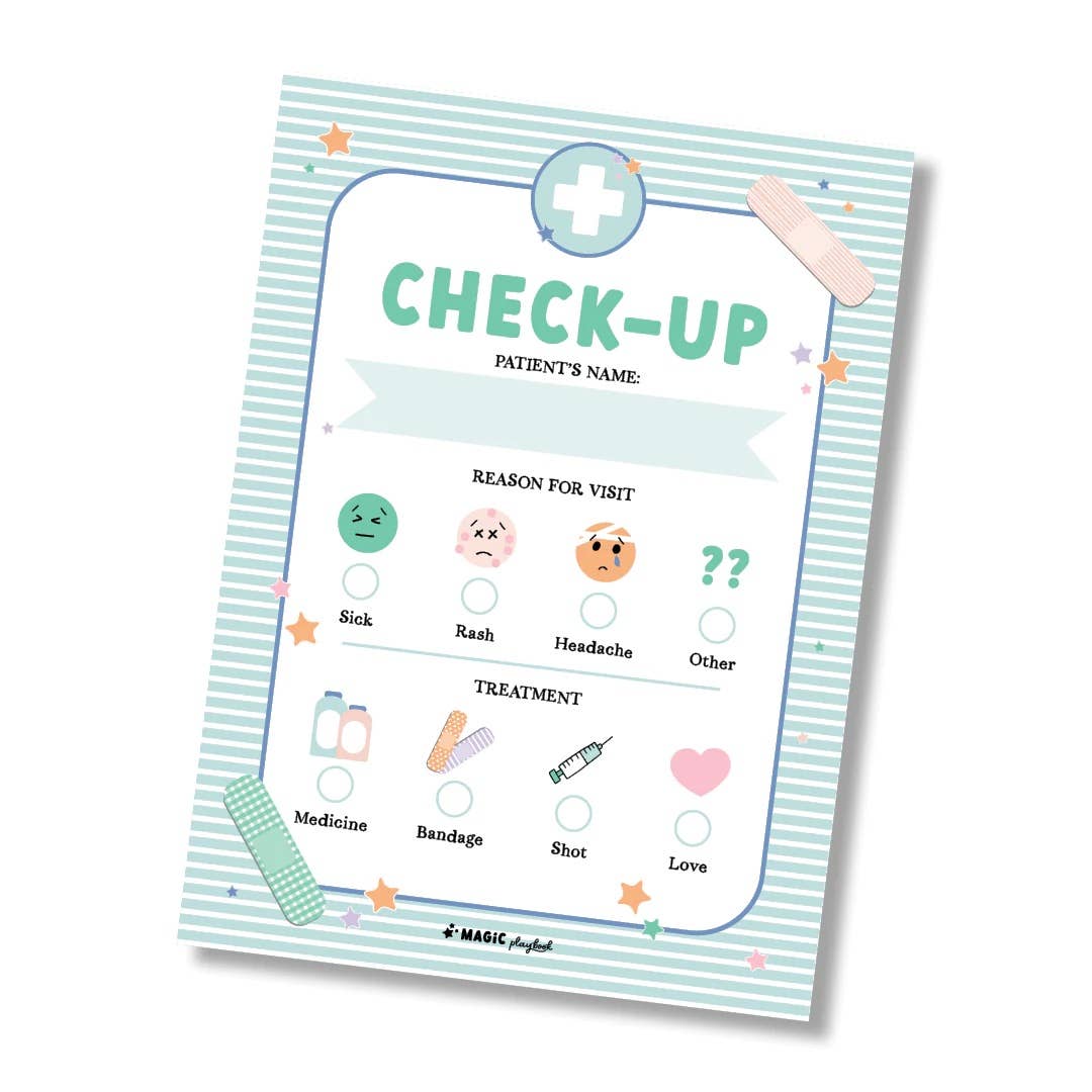 Kids Doctor Play Notepad | Imaginative, Screen-Free Fun