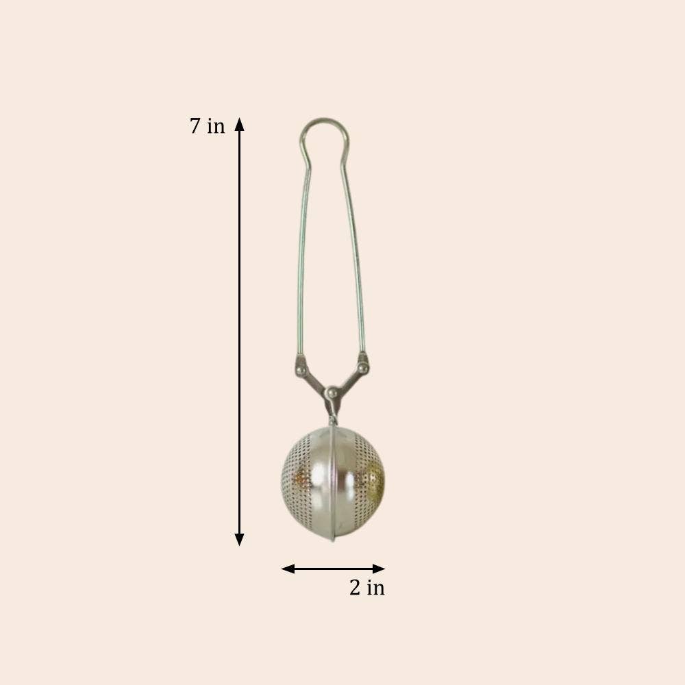 Stainless Steel Tea Strainer | Faire Market Bestseller: Gold