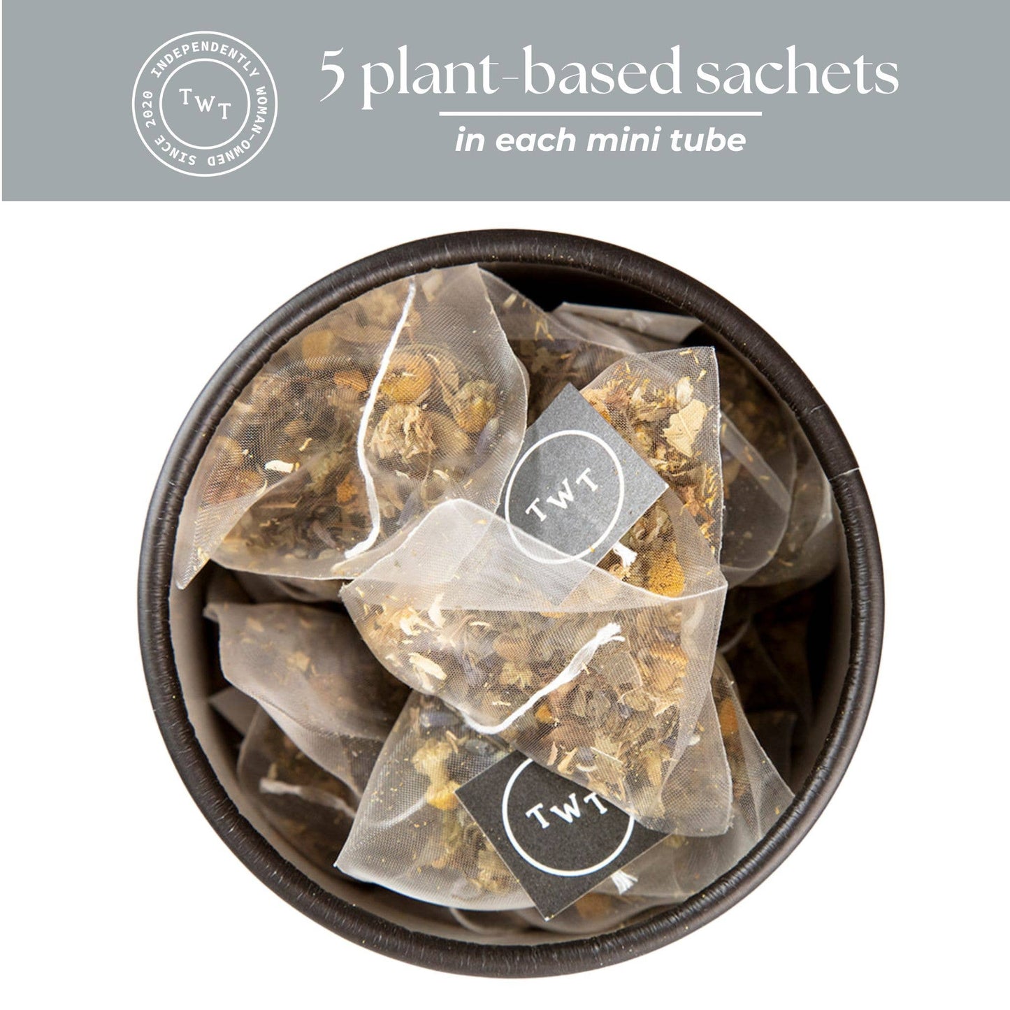 Spa Bliss Herbal Mini Tea Tube Gift (5 tea bags)