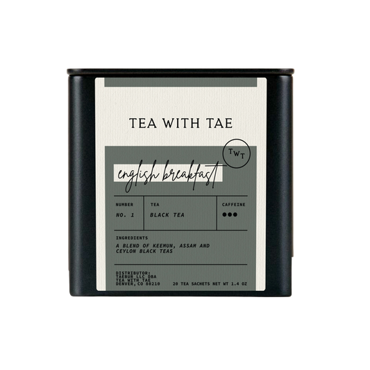 English Breakfast Black Tea Gift Tin (20 tea bags)