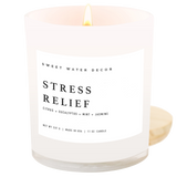 Stress Relief 11 oz Soy Candle - Home Decor & Gifts