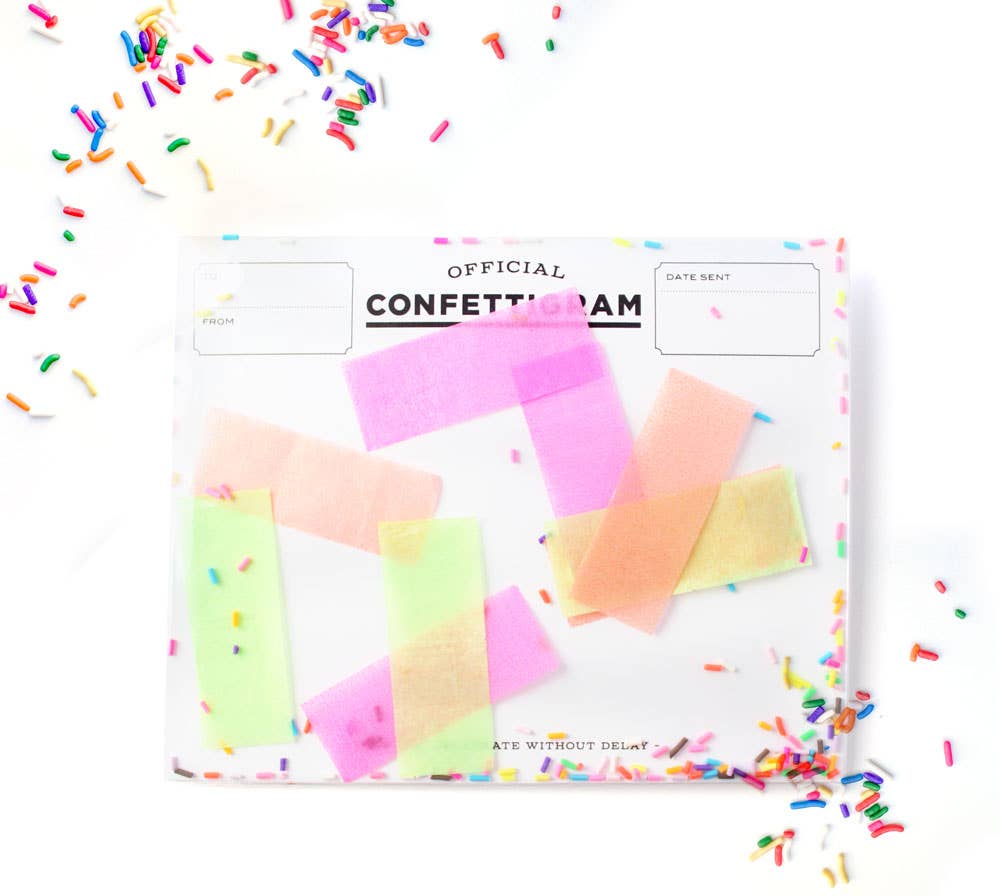 Confettigram Card - Sprinkles Birthday / Everyday
