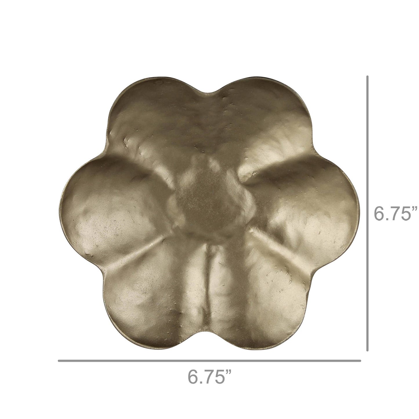 Fleur Bowl, Brass - Lrg