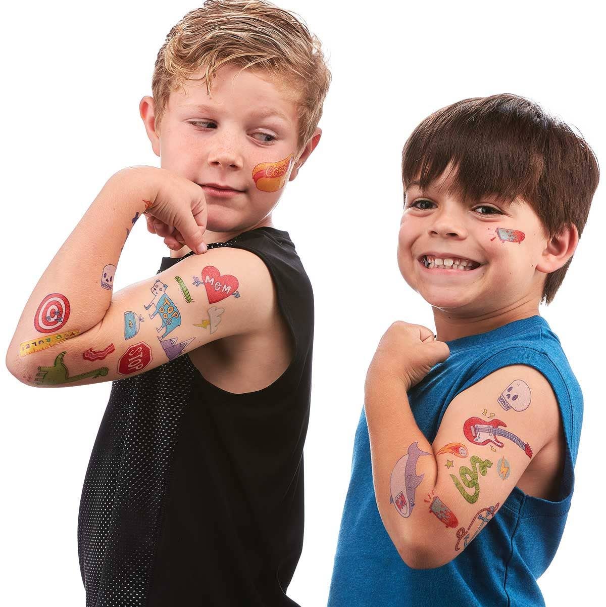 Tattoo Palooza: Temporary Tattoos - Awesome Doodles