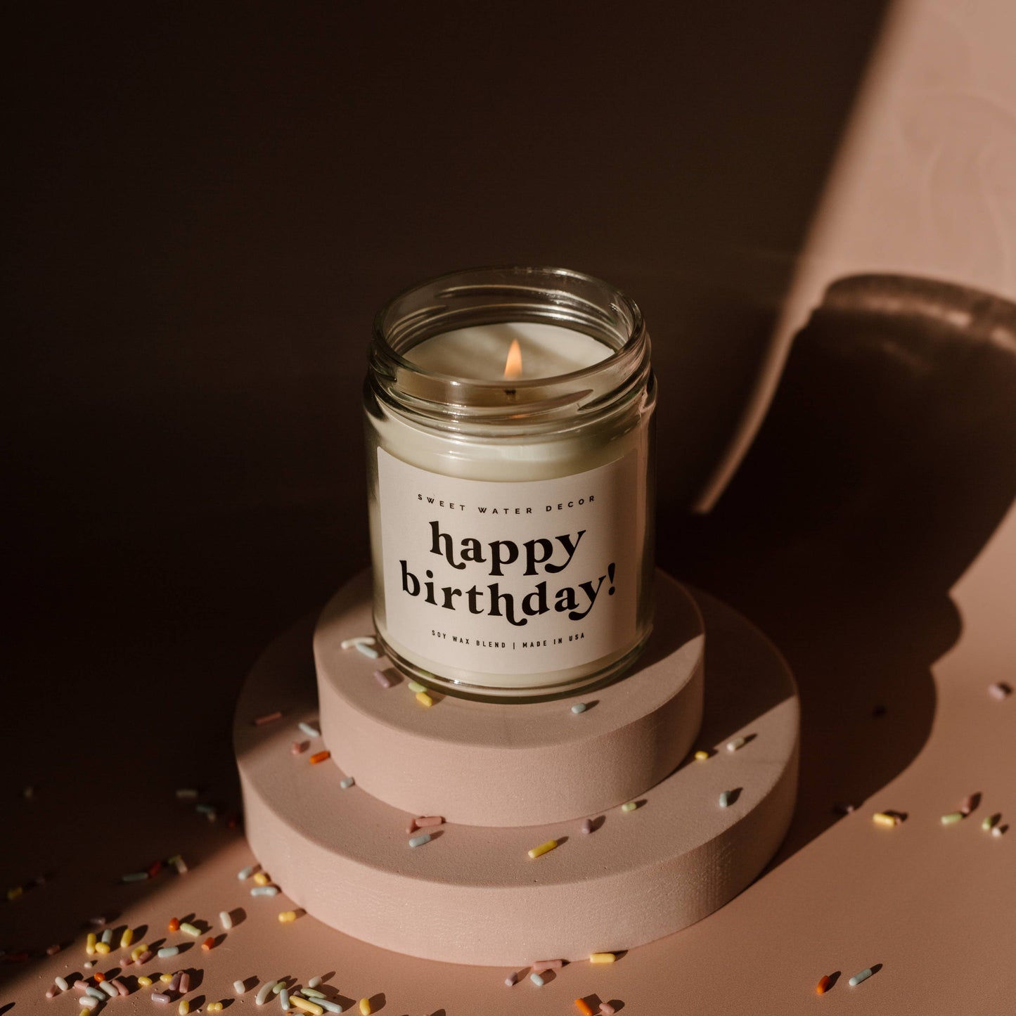 Happy Birthday 9 oz Soy Candle - Home Decor & Gifts