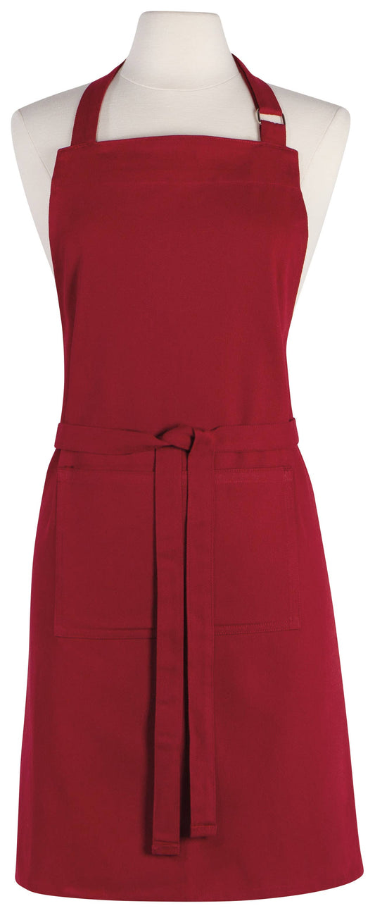 Carmine Red Chef Apron