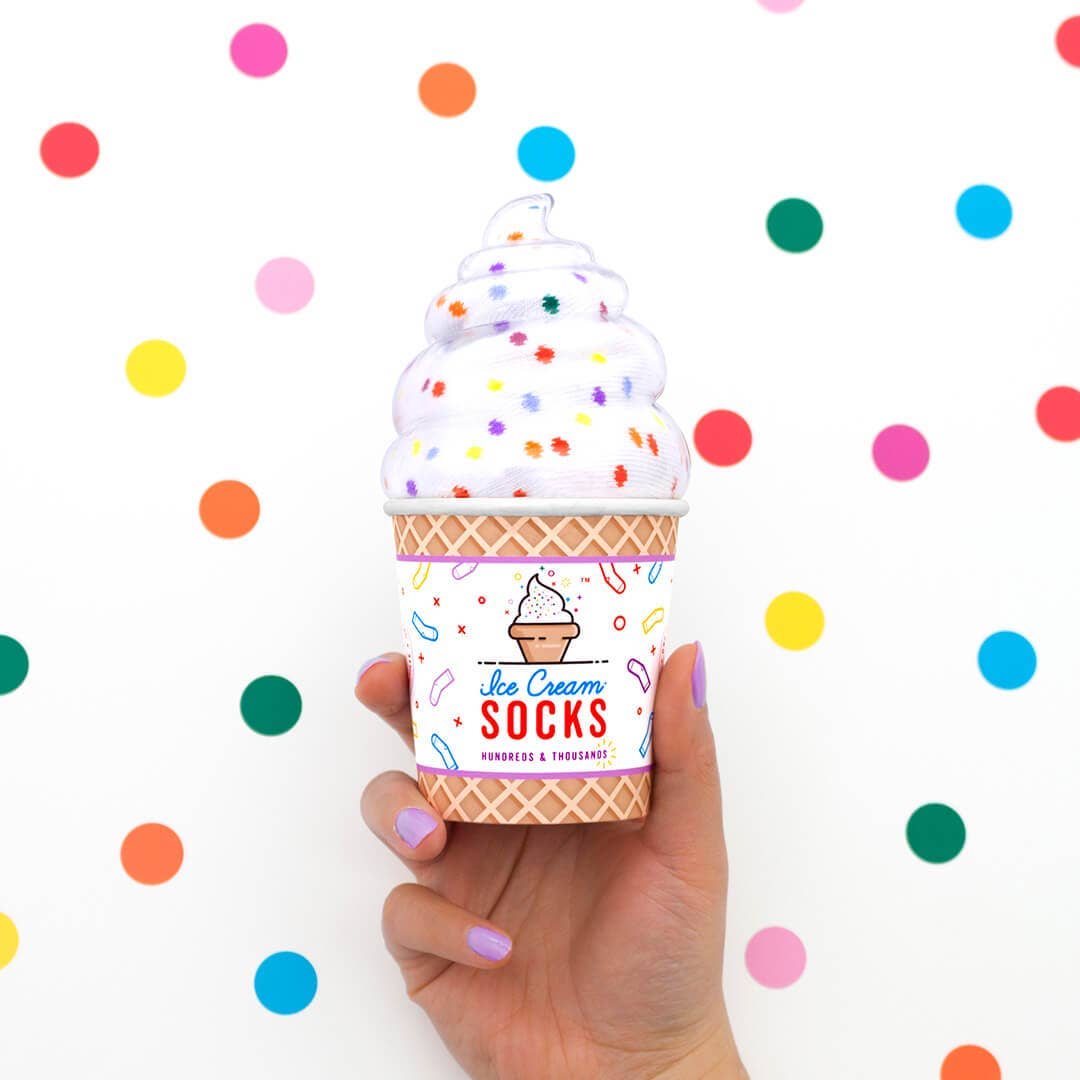 Luckies Originals - Ice Cream Socks: Hundreds & Thousands