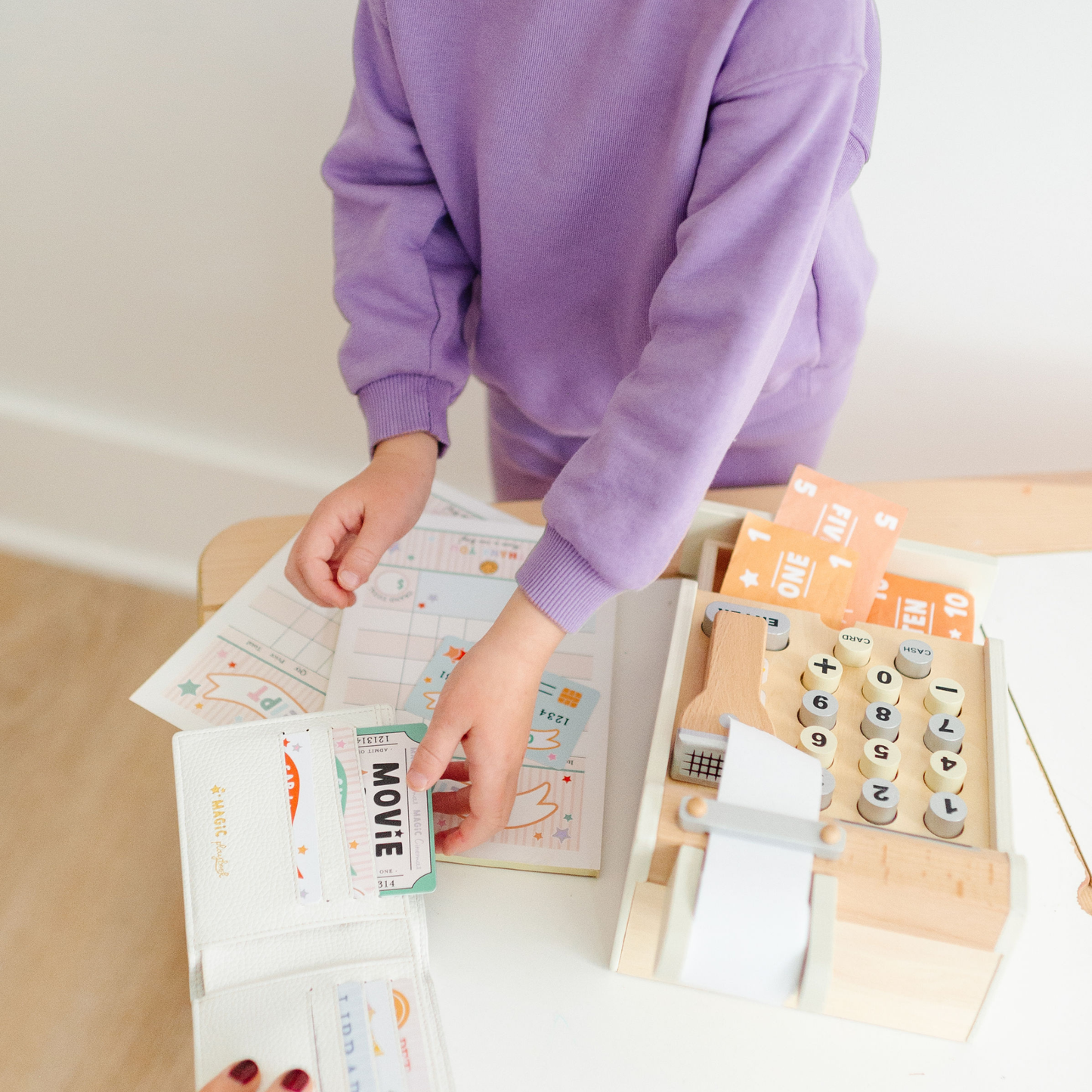 Pretend Wallet Set with Credit Cards Role Play & Imagination