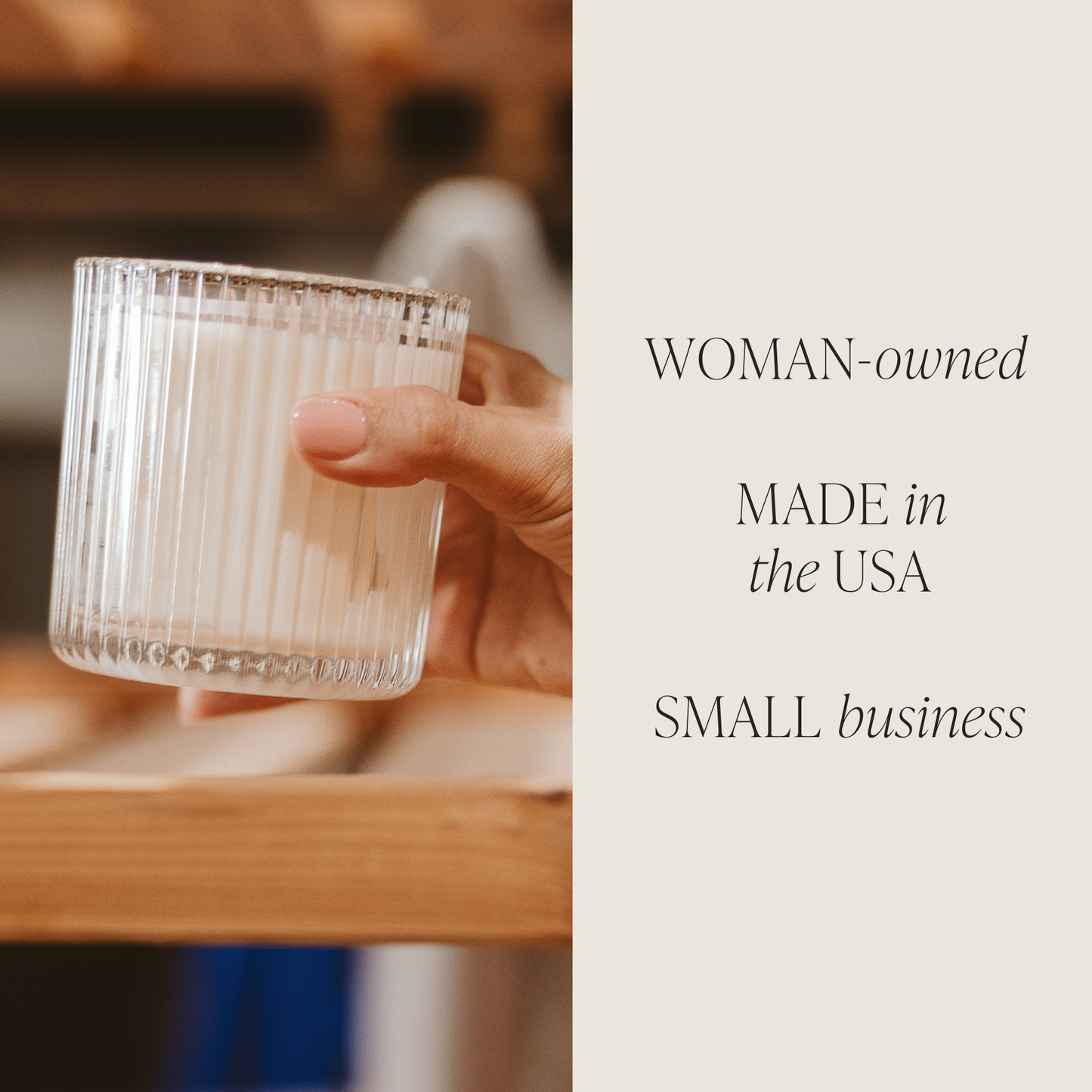 Weekend 12 oz Soy Candle, Fluted Ribbed Jar - Home Decor