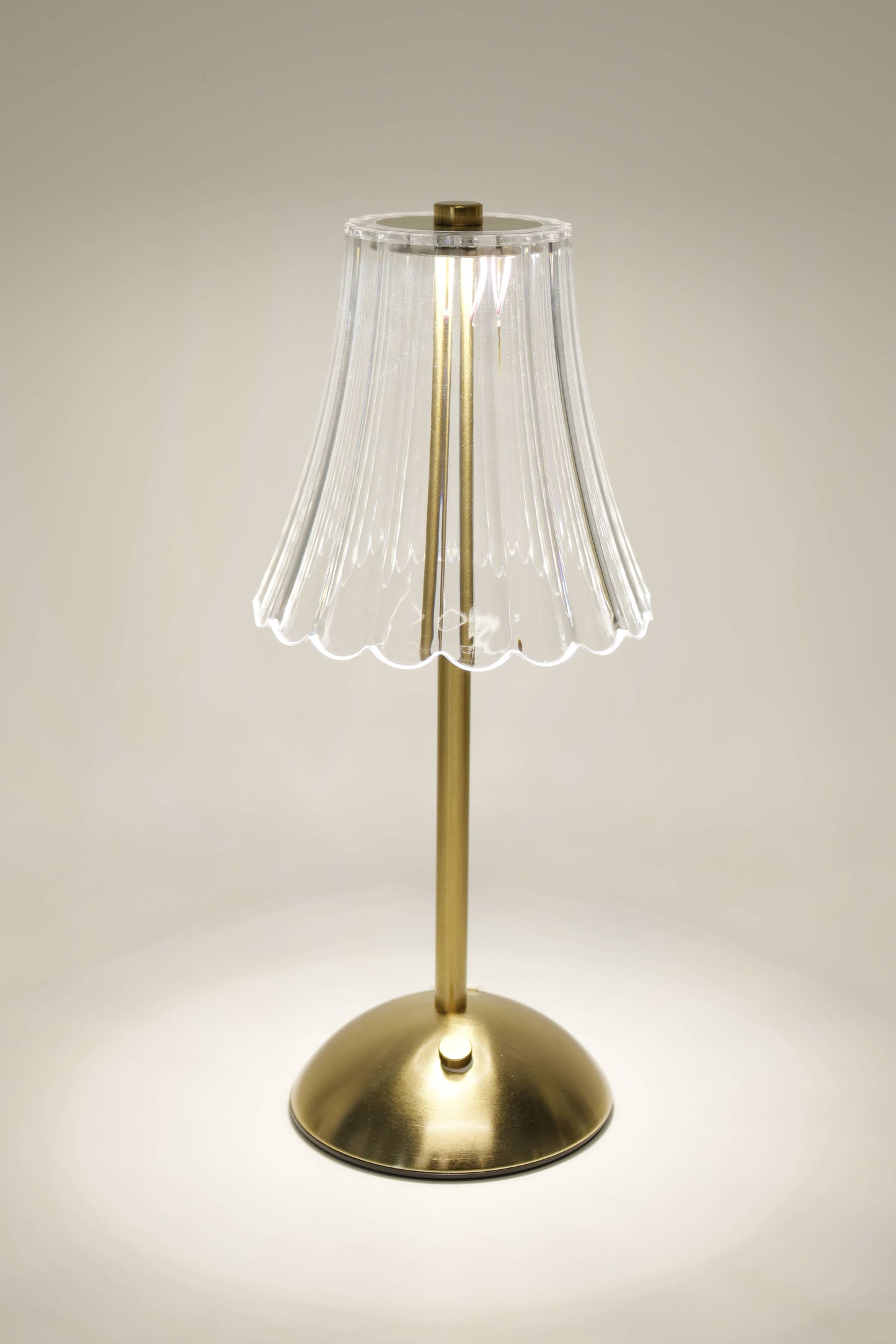 Crystal LED Lamps – Gold (Tubular & Classic Styles): Crystal Tubular