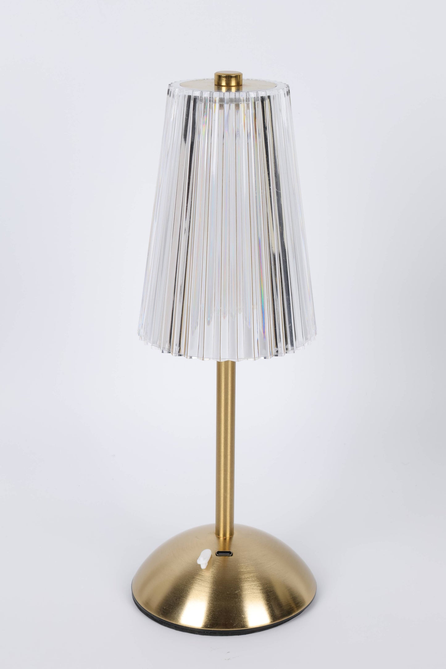 Crystal LED Lamps – Gold (Tubular & Classic Styles): Crystal Tubular