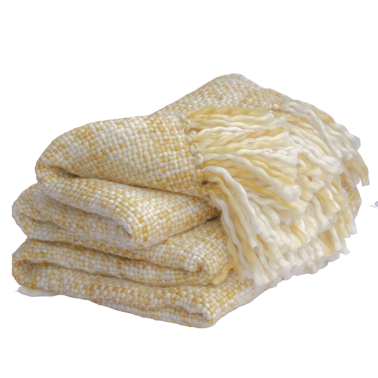 Marled Basketweave Plush Knit Throw: Platinum Gray