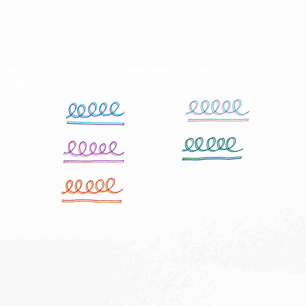 Seeing Double: Fine Felt Double Tip Markers (Set of 5 / 10 C
