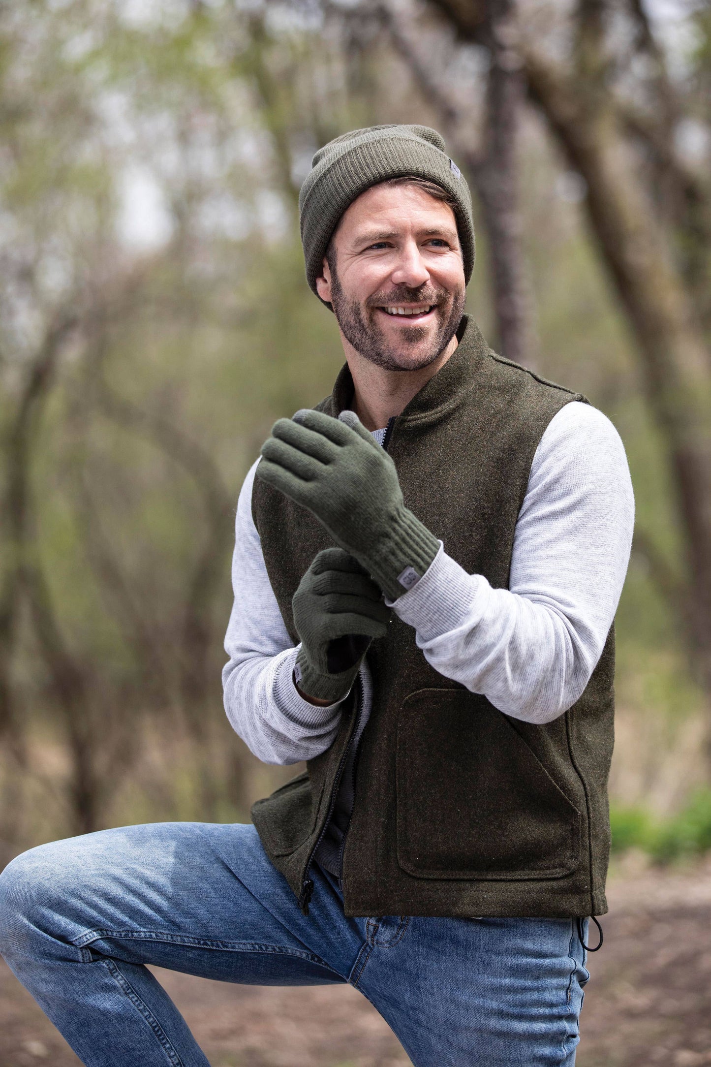 Britt's Knits Men's Craftsman Beanie Open Stock: Black