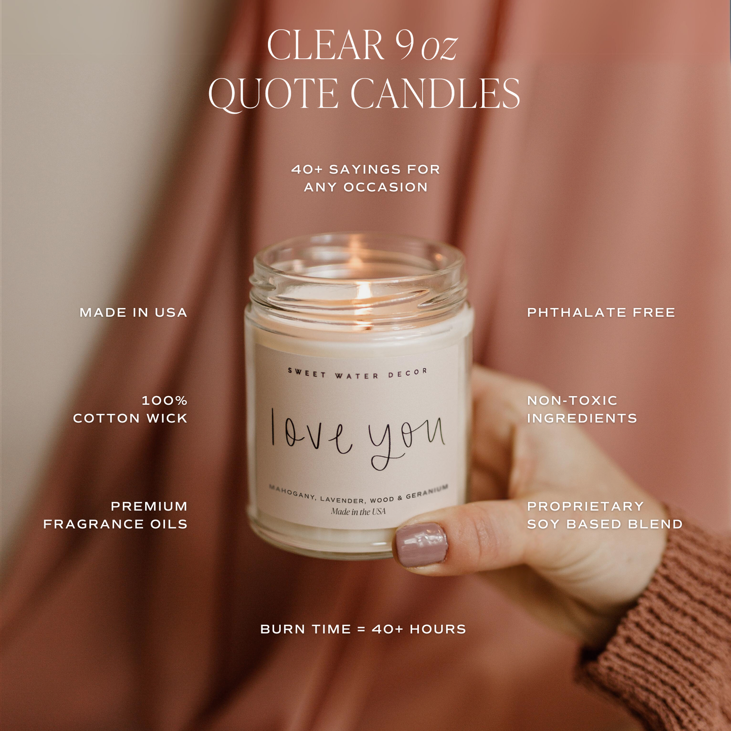 Beautiful Bride 9 oz Soy Candle - Gifts & Home Decor