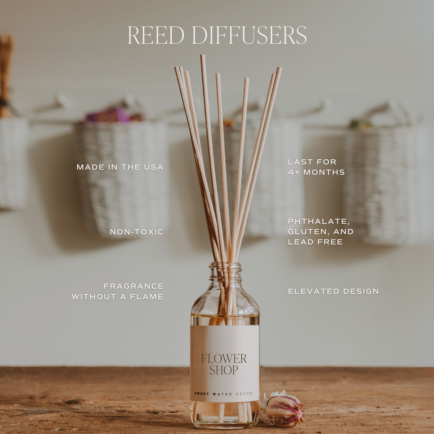 Stress Relief Reed Diffuser - Gifts & Home Decor