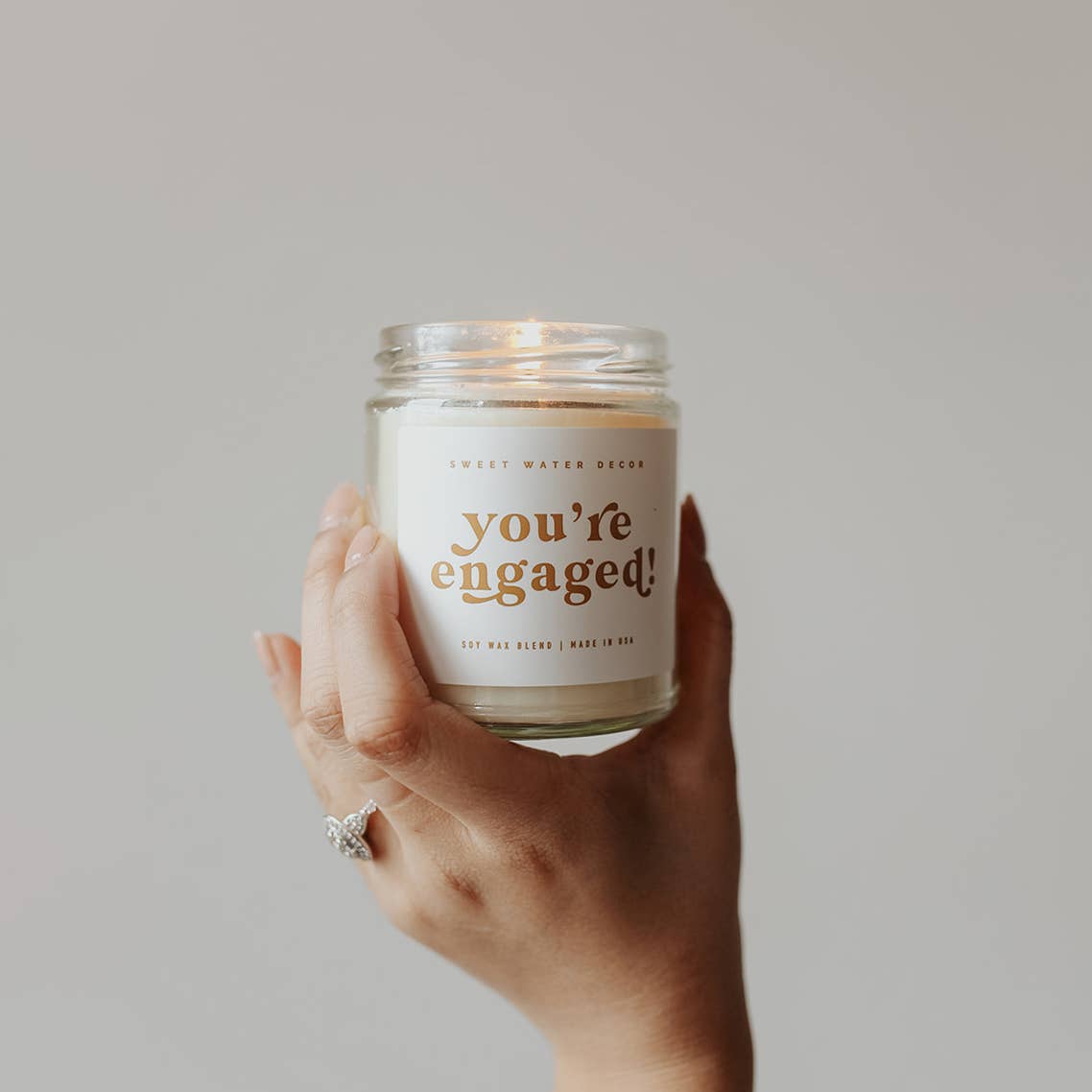 You're Engaged! Soy Candle - 9 oz