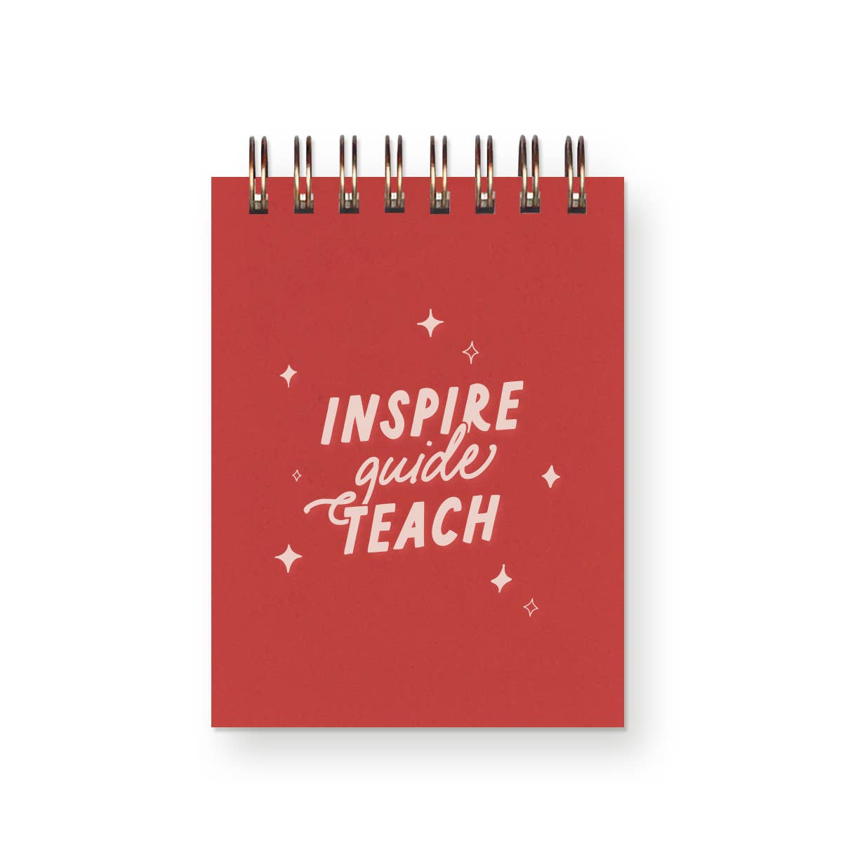 Inspire, Guide, Teach Mini Jotter Notebook: Canyon Cover | White Ink