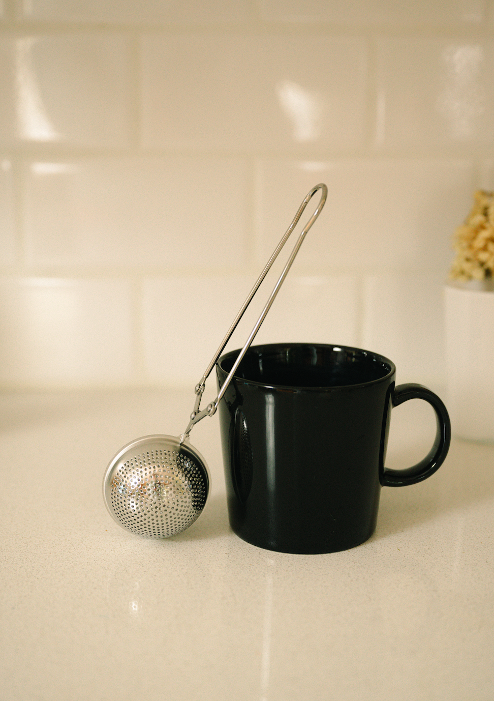 Stainless Steel Tea Strainer | Faire Market Bestseller: Gold