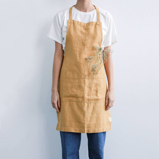 Honey Linen Daily Apron