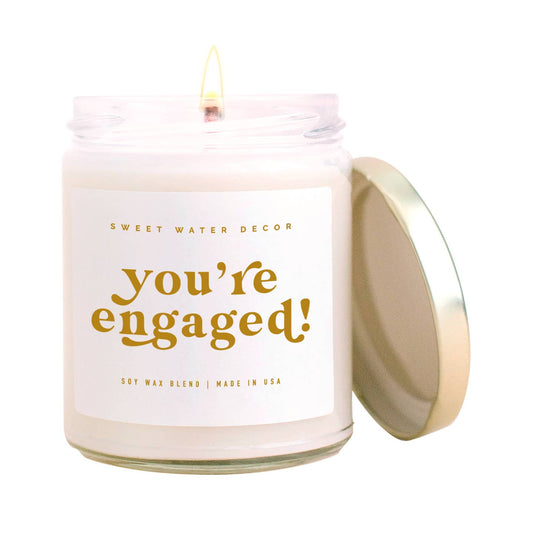 You're Engaged! Soy Candle - 9 oz