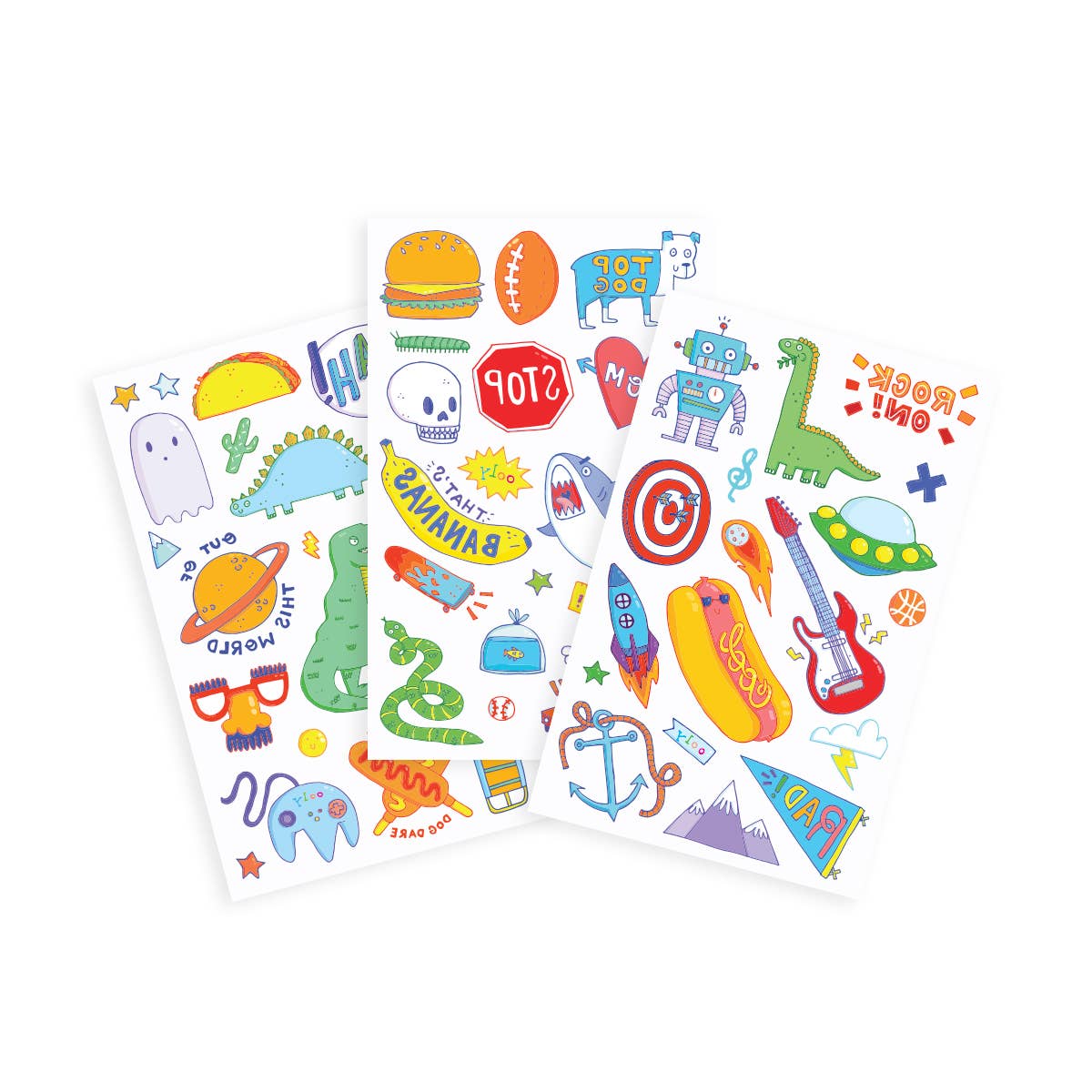 Tattoo Palooza: Temporary Tattoos - Awesome Doodles