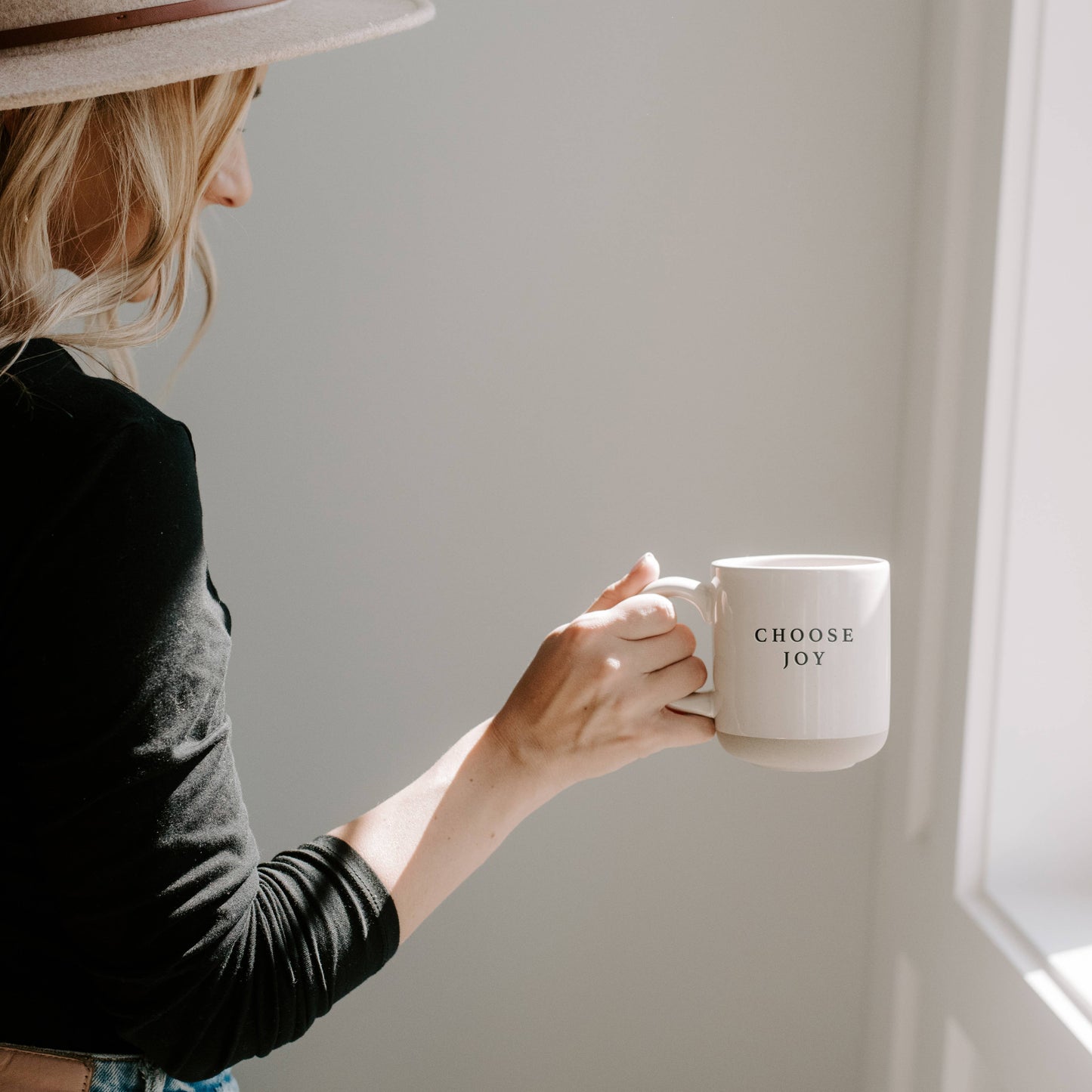 Choose Joy Stoneware Coffee Mug - Home Decor & Gifts